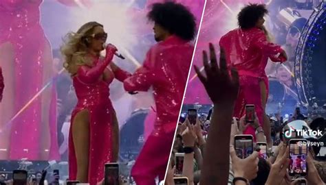 Beyoncé’s dancer saves her from wardrobe malfunction during ...